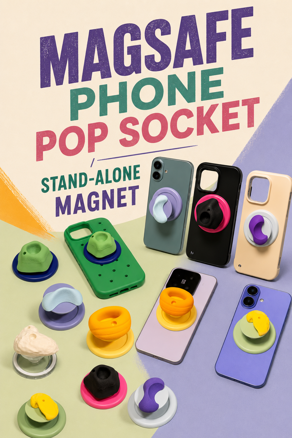 MagSafe Phone Pop Socket Magnet Climbing Gift