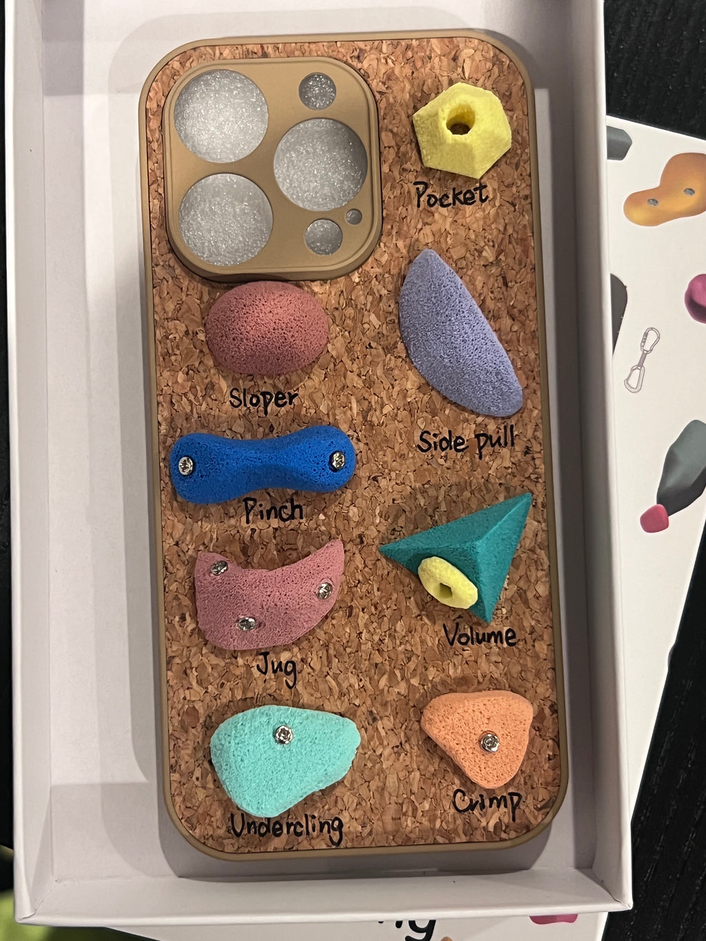 Phone Case Dark Rainbow Cork
